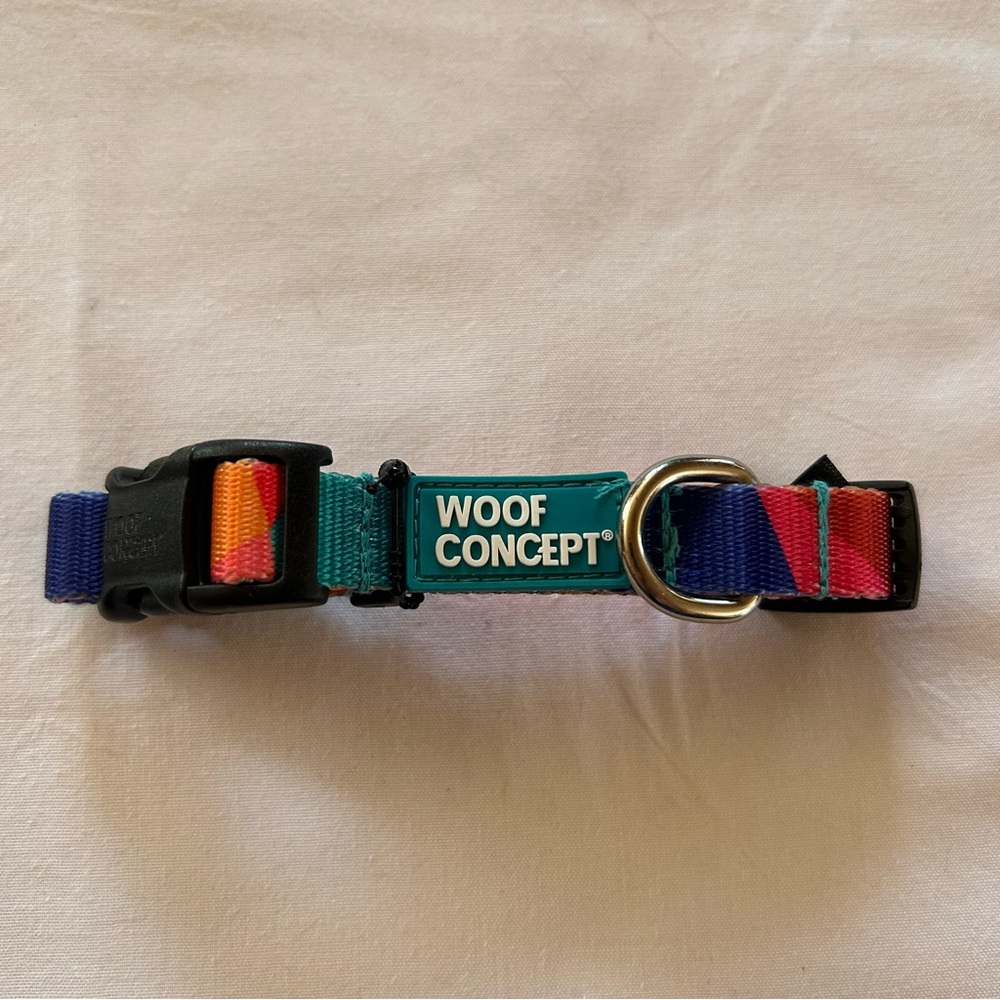 Woof Concept Colorful Dog Collar